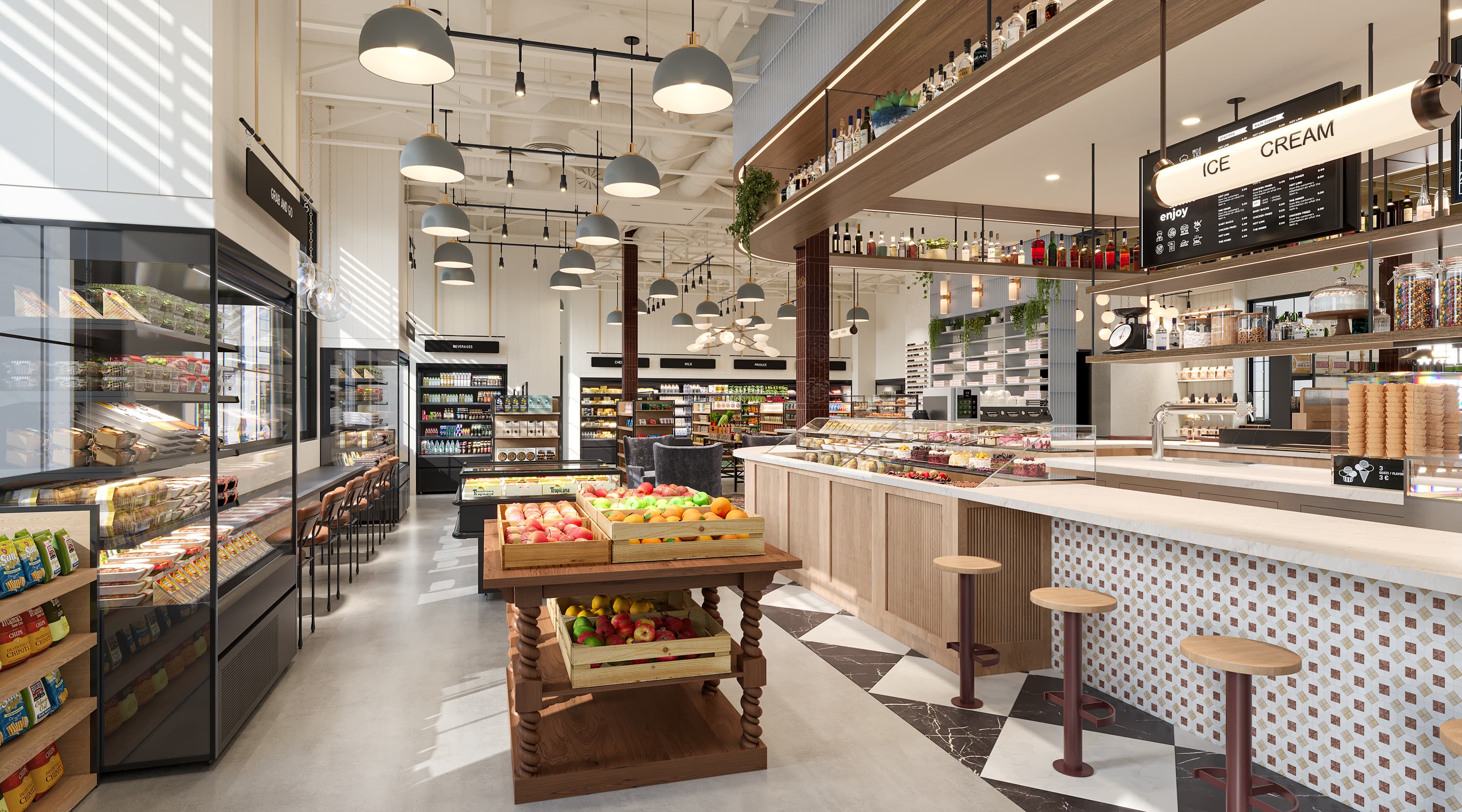 Rendering of Westerly Market
